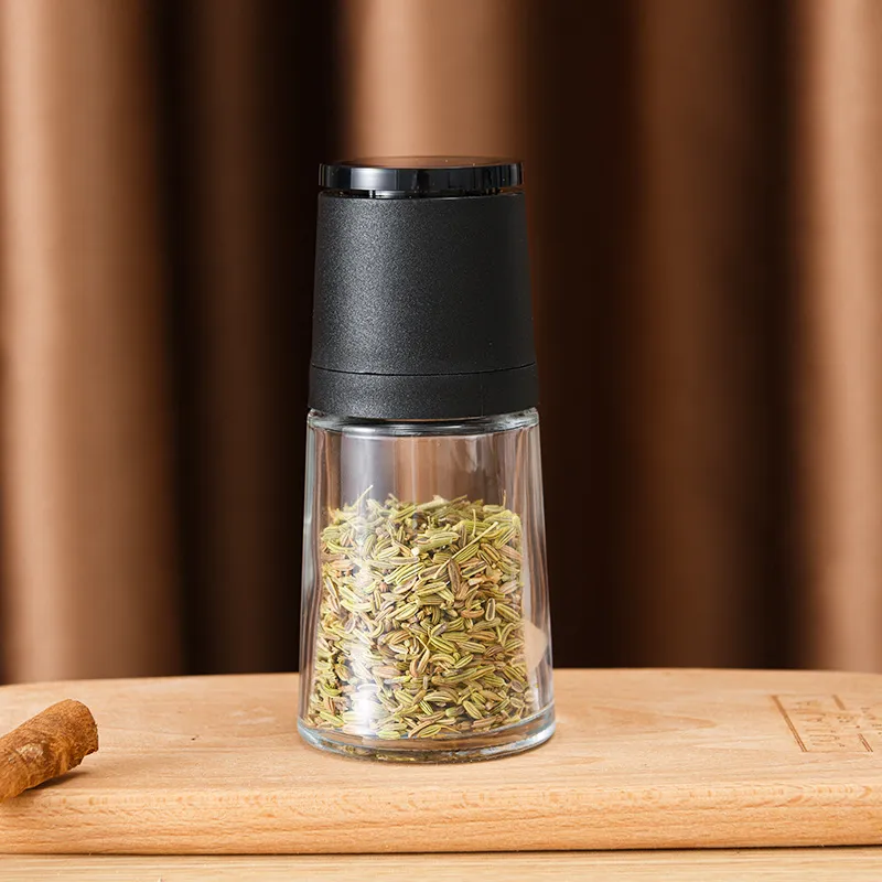 Portable Salt Mill Set Small Portable Cruet Ceramic Grinder
