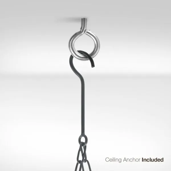 Pot Rack Ceiling Mount Cookware Hanger Organizer with Hooks