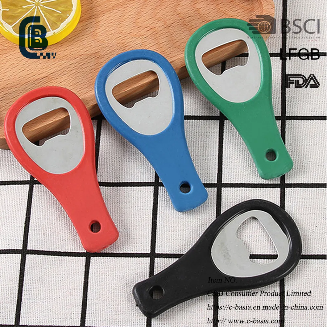Promotional Gift Beer Bottle Opener Keyrings Metal Keychain Kitchen Gadgets