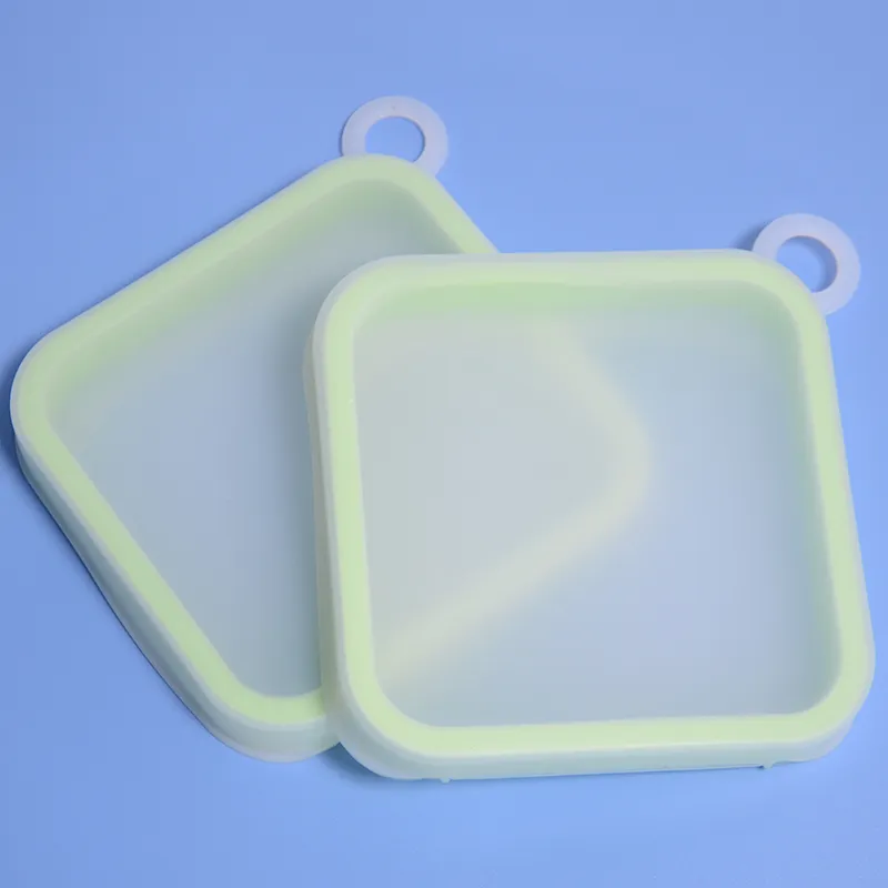 Reusable Leak Proof Bento Food Folding Silicone Storage Containers Collapsible Lunch Boxes