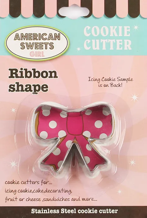 Ribbon Cookie Cutter with Blistered Pack