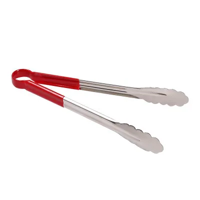 Silicone BBQ Tongs Food Clip Clamp Kitchen Tongs