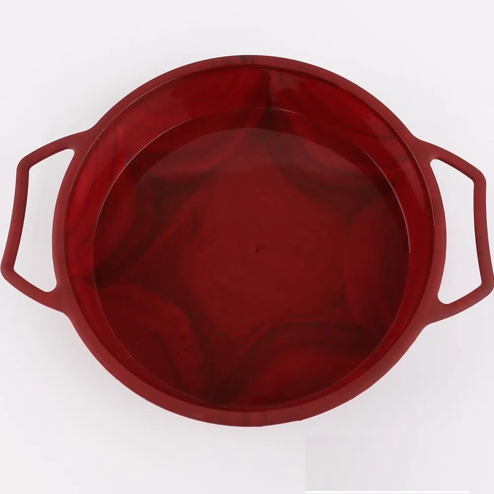 Silicone Cake Pan Baking Mold with Handles, Large Round 9 Inch, Steel Frame to Anti-Deformed Esg17249