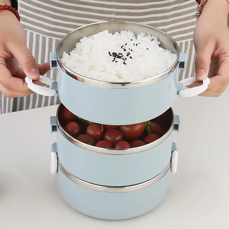 Stainless Steel Cute Japanese Lunch Box for Kids School Portable Food Container