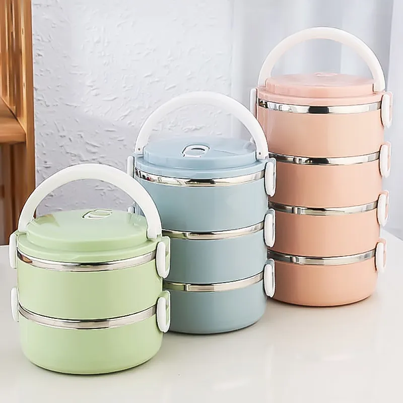 Stainless Steel Cute Japanese Lunch Box for Kids School Portable Food Container
