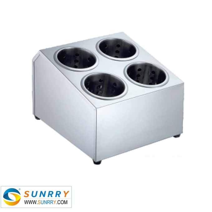 Stainless Steel Double Line Kitchen Cutlery Set Box