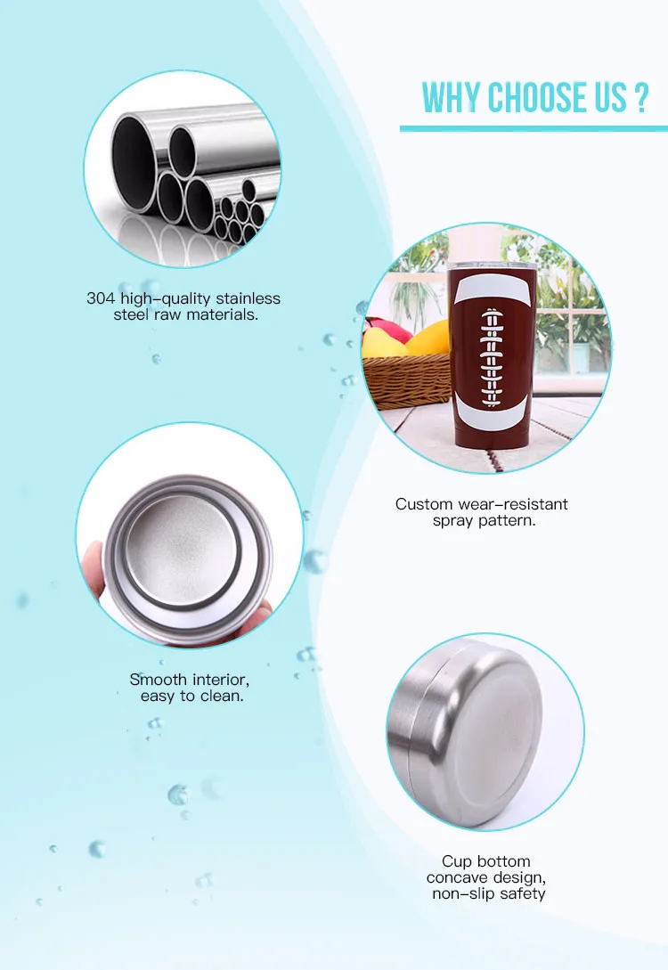 Stainless Steel Rambler Tumbler Sport Travel Mug