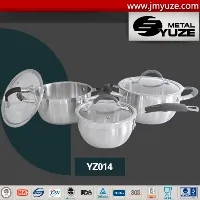 Stainless Steel Saucepan, Noodle Pan, Milk Pan, Silicone Handle, Induction Ready, Kitchen Tool