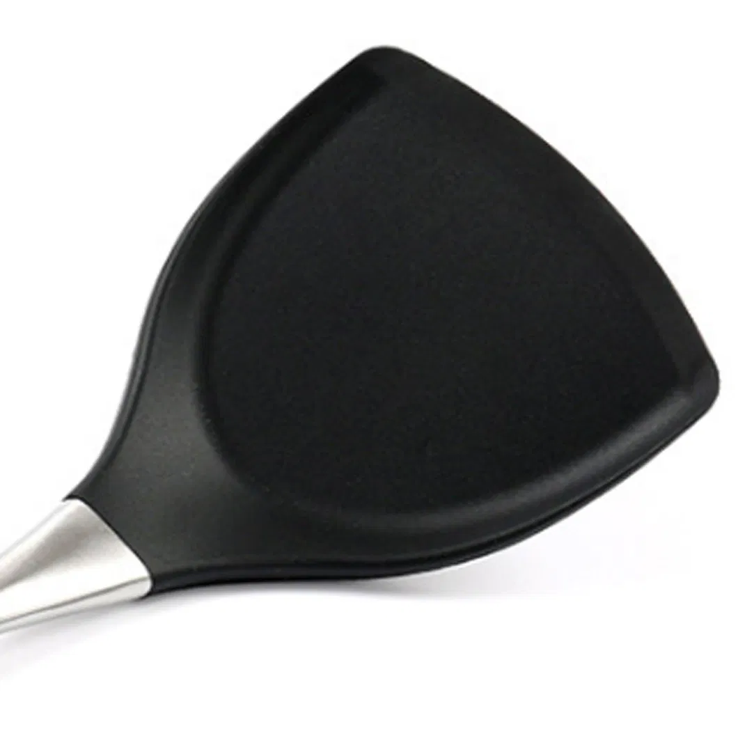 Stainless Steel Silicone Turner Laddle Kitchen Utensil Set (2 PCS/ set)