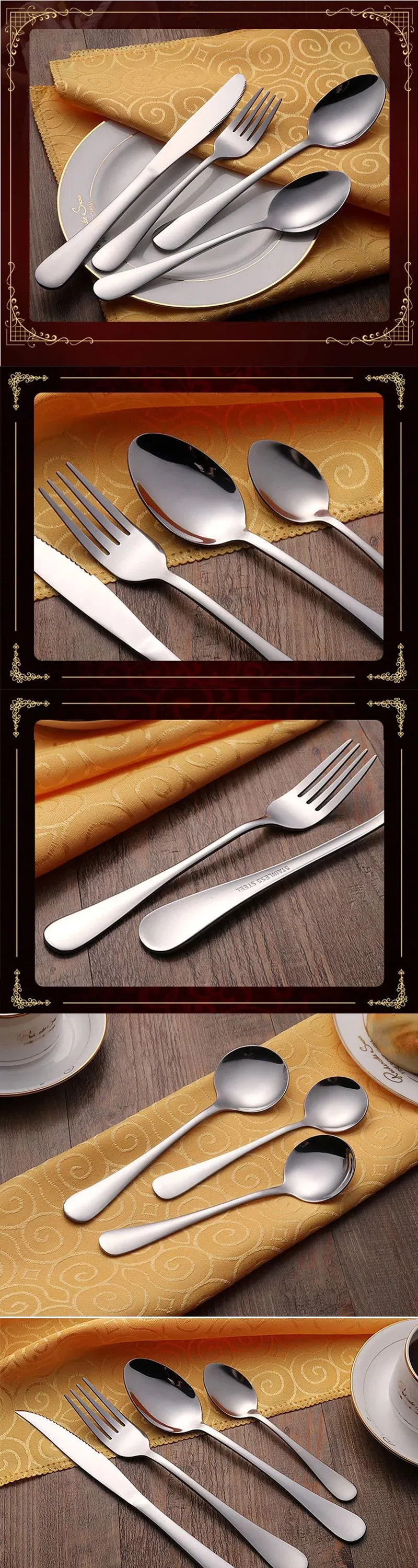 The New Food Grade Children Stainless Steel Cutlery/Kid Tableware