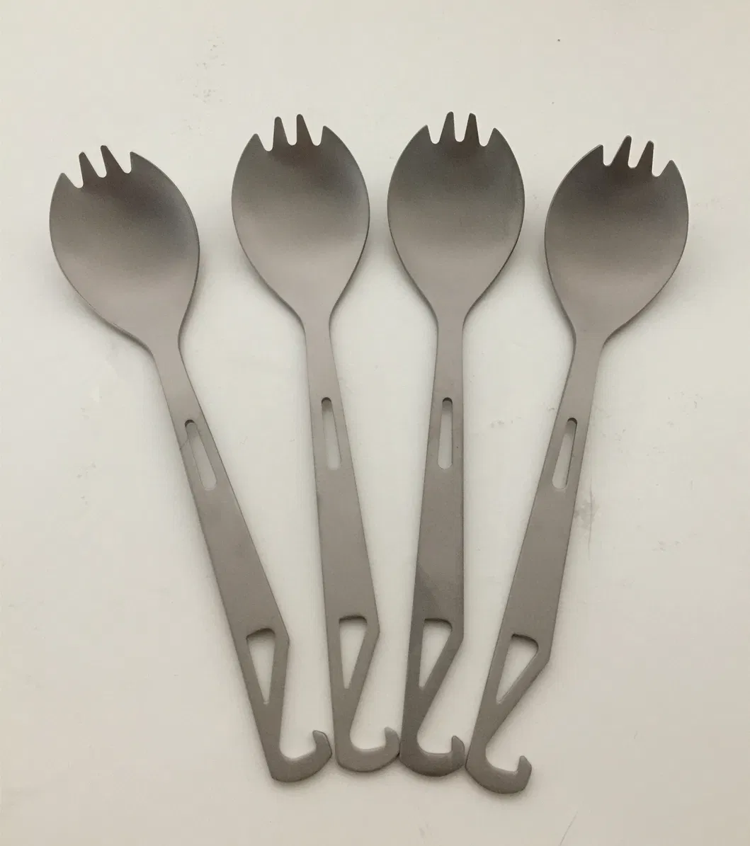 Titanium Construction Spork Multi-Function Spoon Fork