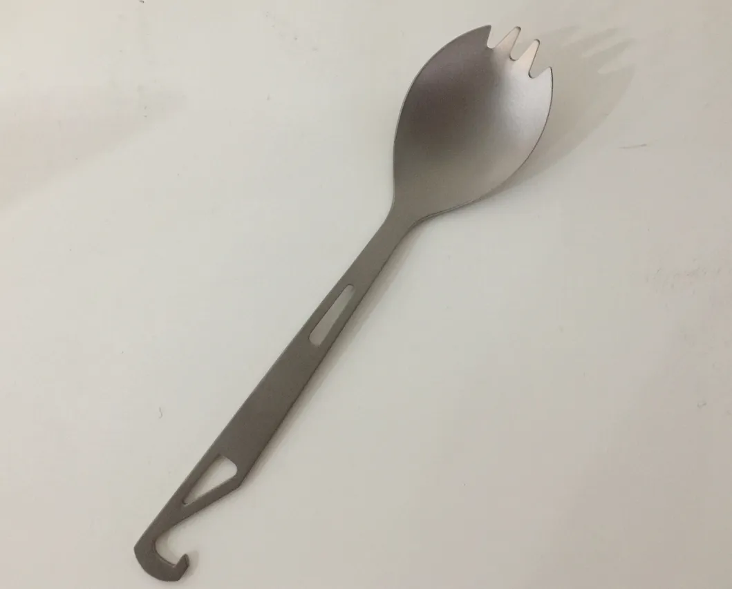 Titanium Construction Spork Multi-Function Spoon Fork