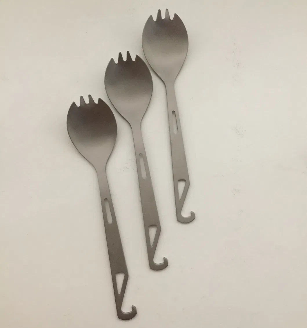 Titanium Construction Spork Multi-Function Spoon Fork