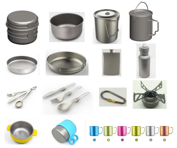 Titanium Construction Spork Multi-Function Spoon Fork