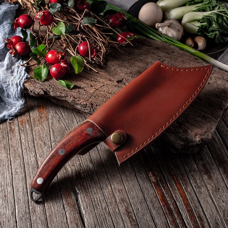 Ultra Sharp Full Tang Wooden Handle 7 Inch 5cr15 Japanese Cutlery Handmade Meat Slicing Knives Chef Knife