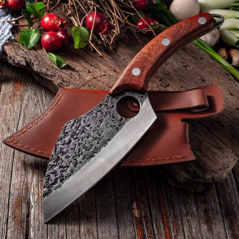 Ultra Sharp Full Tang Wooden Handle 7 Inch 5cr15 Japanese Cutlery Handmade Meat Slicing Knives Chef Knife