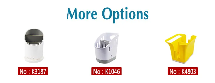 Utensil Holder Draining Organizer Drying Rack with Drain Holes