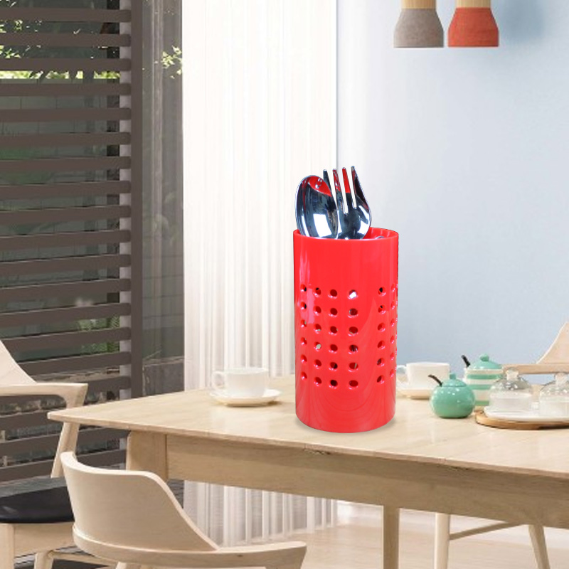 Utensil Holder Draining Organizer Drying Rack with Drain Holes