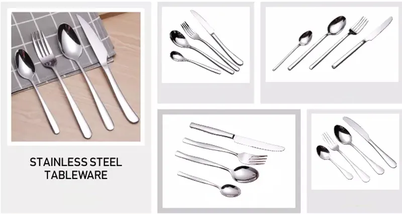 Wholesale 18/10 Stainless Steel Spoon Fork Knives Cutlery