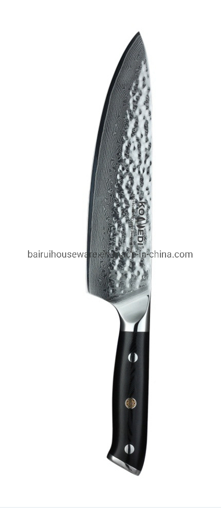 Wholesale High Quality Kitchen Knife Stainless Steel Chef Knife with Ebony Handle No. K-0117D