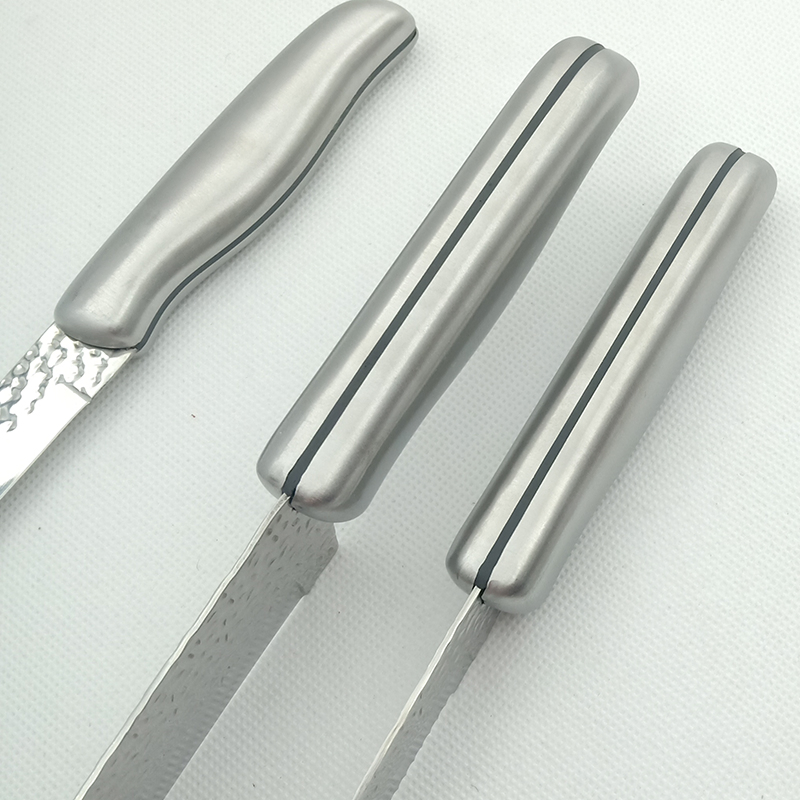 Yangjiang Professional Hammered Pattern Kitchen Chef Knife Set